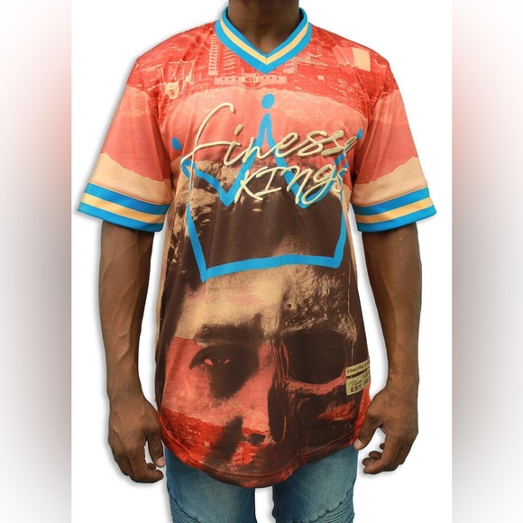 Risq Takers finesse Kings patch Stitch Tee - Picture 1 of 8